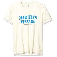 Martha's Vineyard Printed Tops Fitted Sueded Short Sleeve V-Neck T-Shirt