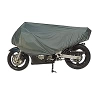 Dowco Guardian 26015-00 Travel Ready Water Resistant Premium Motorcycle Half Cover: Grey, Sportbike