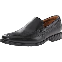 Clarks mens Tilden Free Loafer, Black Leather, 15 US