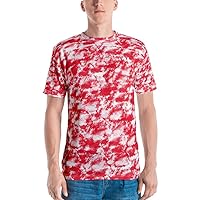 Abstract T-Shirt for Men | Custom T Shirt | Christmas Shirts | Red Gift Shirt | Abstract Red Shirt | Gift for Him | Graphic tee