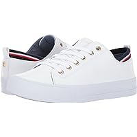 Tommy Hilfiger womens Two Sneaker, White, 7.5 US