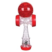 Duncan Toys Torch Light-Up Kendama Toy, Red & Clear
