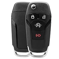 NPAUTO Key Fob Replacement Fits for 2015-2023 Ford F150 F250 F350 F450 F550, Ford Ranger/Bronco, Keyless Entry Remote Control Start Car Flip Key Fobs, Replace# N5F-A08TDA, 164-R8134, 902 MHz