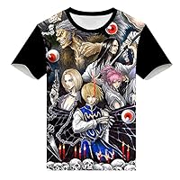 Anime Hunter×Hunter 3D Printed T-Shirt Adult Cosplay Funny Short Sleeve Tee Tops