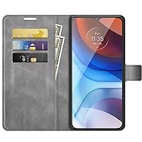 Nokia C110 Case Wallet with Card Holder, Full Body Shockproof Stand Magnetic Book Folio Flip Leather Case Cover for Nokia C110 Phone Case (Gray)