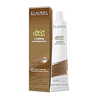 Clairol Professional Permanent Crème Hair Color, Dark Hair Dye for Fade Resistant Gray Coverage, 2 oz