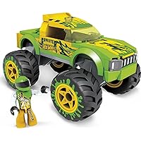 MEGA Hot Wheels Mighty Monster Trucks Collection Building Sets with Micro Figure Drivers, Toy Gift Set for Ages 5 and Up