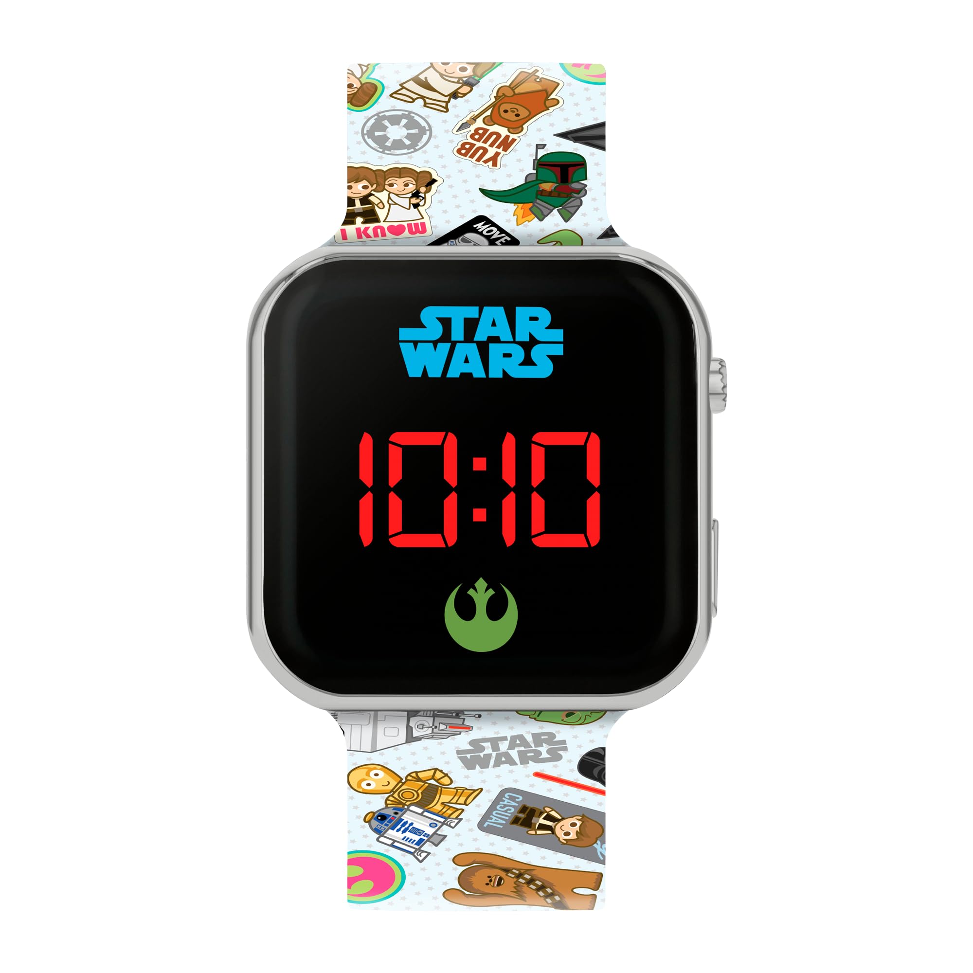 Star Wars LED Strap Watch STW4074, Multicolour, One Size
