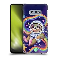 Head Case Designs Officially Licensed Carla Morrow Sloth Wearing A Space Suit Rainbow Animals Hard Back Case Compatible with Samsung Galaxy S10e