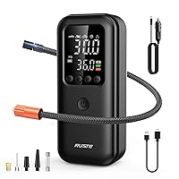 Tire Inflator Portable Air Compressor, 3X Faster Cordless Air Pump 20000mAh for Inflatables, 12V DC Bike Pump Digital 150PSI Pressure Gauge LED Light for Car,Bicycle,Ball, Car Accessories