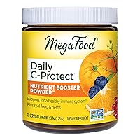 Daily C-Protect Nutrient Booster Powder - Immune Support - Vitamin C Powder - Drink Mix with Vitamin C, Real Food & Herbs - Vegan, Non-GMO, Without 9 Food Allergens - 2.25 Oz (30 Servings)