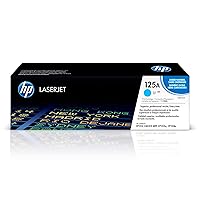 HP 125A Cyan Toner Cartridge | Works with HP Color LaserJet CM1312 MFP Series, HP Color LaserJet CP1215, CP1515, CP1518 Series | CB541A