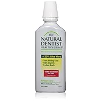Natural Dentist Healthy Gums Antigingivitis Rinse Peppermint Twist 16.9 Ounce (Pack of 2)