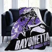 Anime Bayonetta Blanket Ultra Soft Micro Fleece Air Conditioner for Bed Couch Living Room Decoration 50