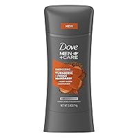 Dove Men+Care Antiperspirant Deodorant Turmeric and Fresh Mandarin Natural Inspired Deodorant for Men 2.6 oz
