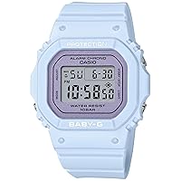 Casio Women Digital Quartz Watch with Plastic Strap BGD-565SC-2ER, Blue, Strap