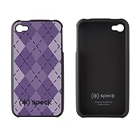 Speck Products Fitted Case for iPhone 4 - Purple Argyle - Fits AT&T iPhone