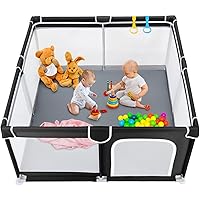 VANCLE Baby Playpen with Mat, Playpen for Babies and Toddlers, Large Baby  Fence Play Area Baby Play Yards Play Pens for Kids Indoor & Outdoor  Activity