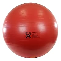 CanDo Inflatable Exercise Ball - Red 29.5
