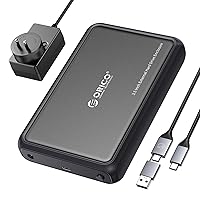 3.5 Hard Drive Enclosure SATA to USB C Compatible for 3.5