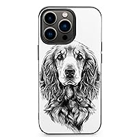 Cocker Spaniel Phone Case Drop Protective Funny Graphic TPU Cover for iPhone 13 Pro Max/iPhone 13 Pro/iPhone 13/iPhone 13 Mini IPhone13 Pro Max