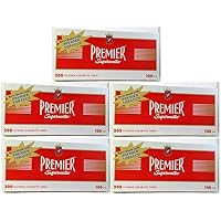 (5) Five Boxes of Premier Full Flavor - 100mm Cigarette Tubes by Premier