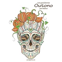 Livro para Colorir de Outono para Adultos (Portuguese Edition)