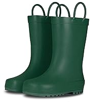 Lone Cone Premium Natural Rubber Rain Boots for Toddlers and Kids with Solid and Glitter Designs