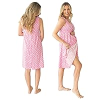 Baby Be Mine Labor and Delivery Gown for Hospital – 3-in-1 Labor/Delivery/Nursing Gown – Maternity Sleepwear