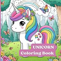 Unicorn Coloring Book for kids for kids ages 4-8