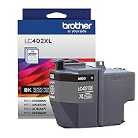 Brother Genuine LC402XLBK High Yield Black Ink Cartridge