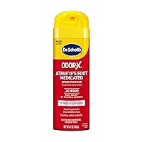 Lotrimin Miconazole Nitrate and Dr. Scholl's Athlete's Foot Medicated Spray Powder Bundle, 4.6 and 4.7 Ounce