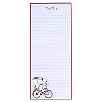 Graphique Magnetic Notepad - Peanuts Snoopy Bike Grocery and Shopping List - Fun Decorative To-Do List - Perfect House Warming Gifts - 100 Tear off Sheets (4