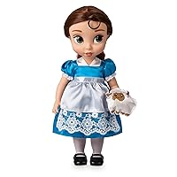Disney Animators' Collection 16-Inch Belle Doll from Beauty & The Beast with Sheep, Fully Posable, Satin Dress - Ages 3+