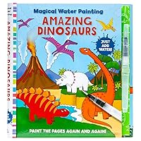 Magical Water Painting: Amazing Dinosaurs: (Art Activity Book, Books for Family Travel, Kids' Coloring Books, Magic Color and Fade) (iSeek)