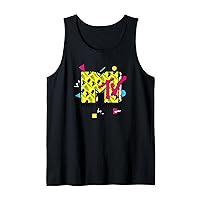 Mademark x MTV - The official MTV Logo with 80s and 90s Party Art elements Tank Top