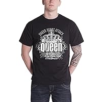 Queen Men's Sheer Heart Attack T-Shirt X-Large Black