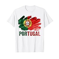 Portugal Flag Vintage Unique Distressed Design T-Shirt