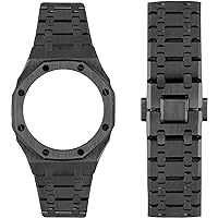 GA2100 Metal Watch Band Strap Bezel 3rd Generation Replacement Accessories for GA-2100/GA-2110 for Mens Watches