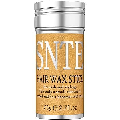 Samnyte Hair Wax Stick, Wax Stick for Hair Slick Stick, Hair Wax Stick for Flyaways Hair Gel Stick Non-greasy Styling Cream for Fly Away & Edge Control Frizz Hair 2.7 Oz