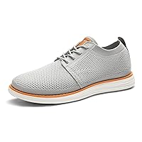 Bruno Marc Men's KnitFlex Breeze Mesh Sneakers Oxfords Lace-Up Lightweight Casual Walking Shoes