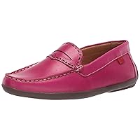 Marc Joseph New York Unisex-Child Leather Made in Brazil Driving Loafer with Penny Detail