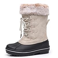 Kids Boys Girls Waterproof Winter Warm Anti-snow Snow Boots (Toddler/Little Kid/Big Kid)