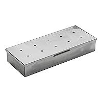 Char-Broil Stainless Steel Smoker Box, Silver, 3.75 x 1.6 x 9.25 inches