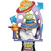 Beast Kingdom Toy Story: Alien Racing Car DS-109 D-Stage 6-Inch Statue, Multicolor