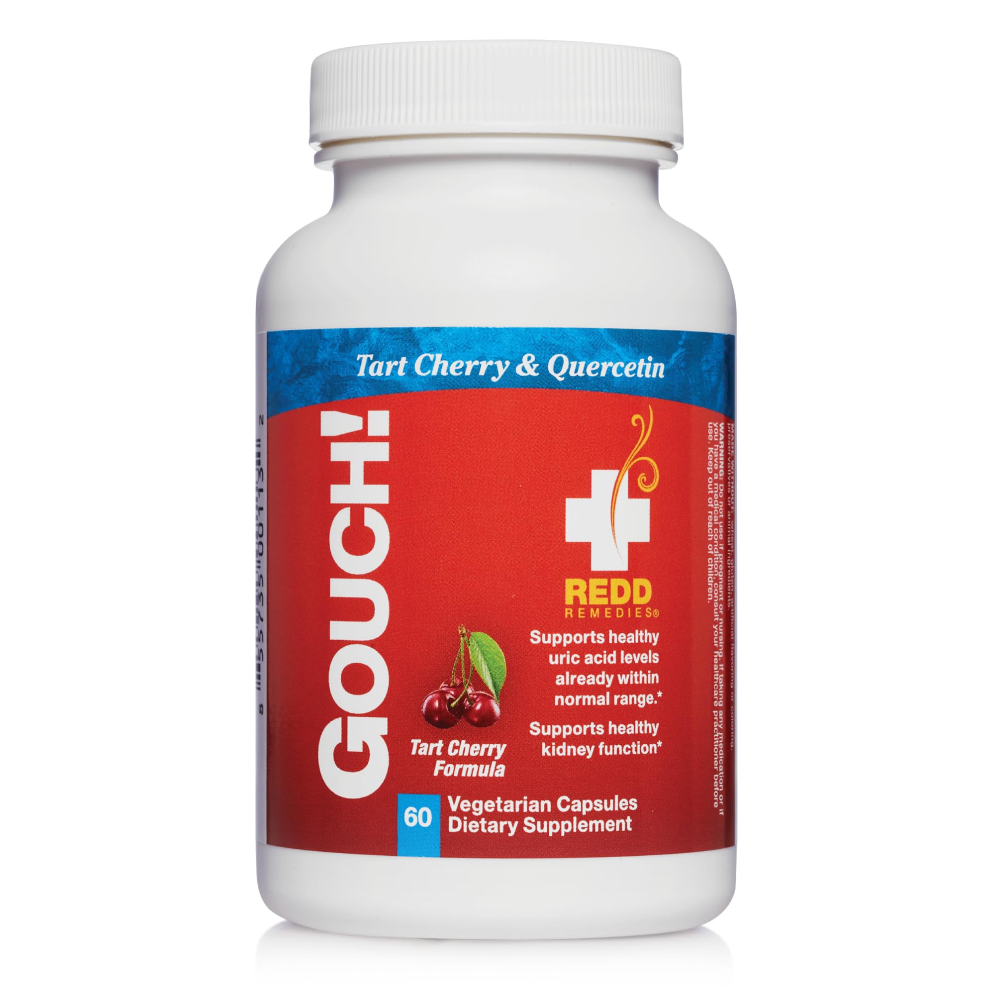 Redd Remedies, Gouch!, Support for Healthy Joints and Uric Acid Levels, Tart Cherry and Ginger Root, 60