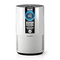 HP102PET Clean Sense Air Purifier for Home, Allergies, Pet Hair, HEPA Filter, 500 Sq Ft, Small Room, Bedroom, Captures 99.98% of Particles, Pet Dander, Fur, Allergens & Odor, Portable, White