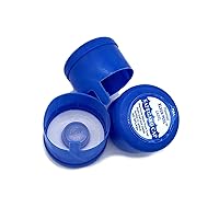 Water Bottle Cap for 3 or 5 gallons - Non Spill (Quantity of 3) MADE IN USA.