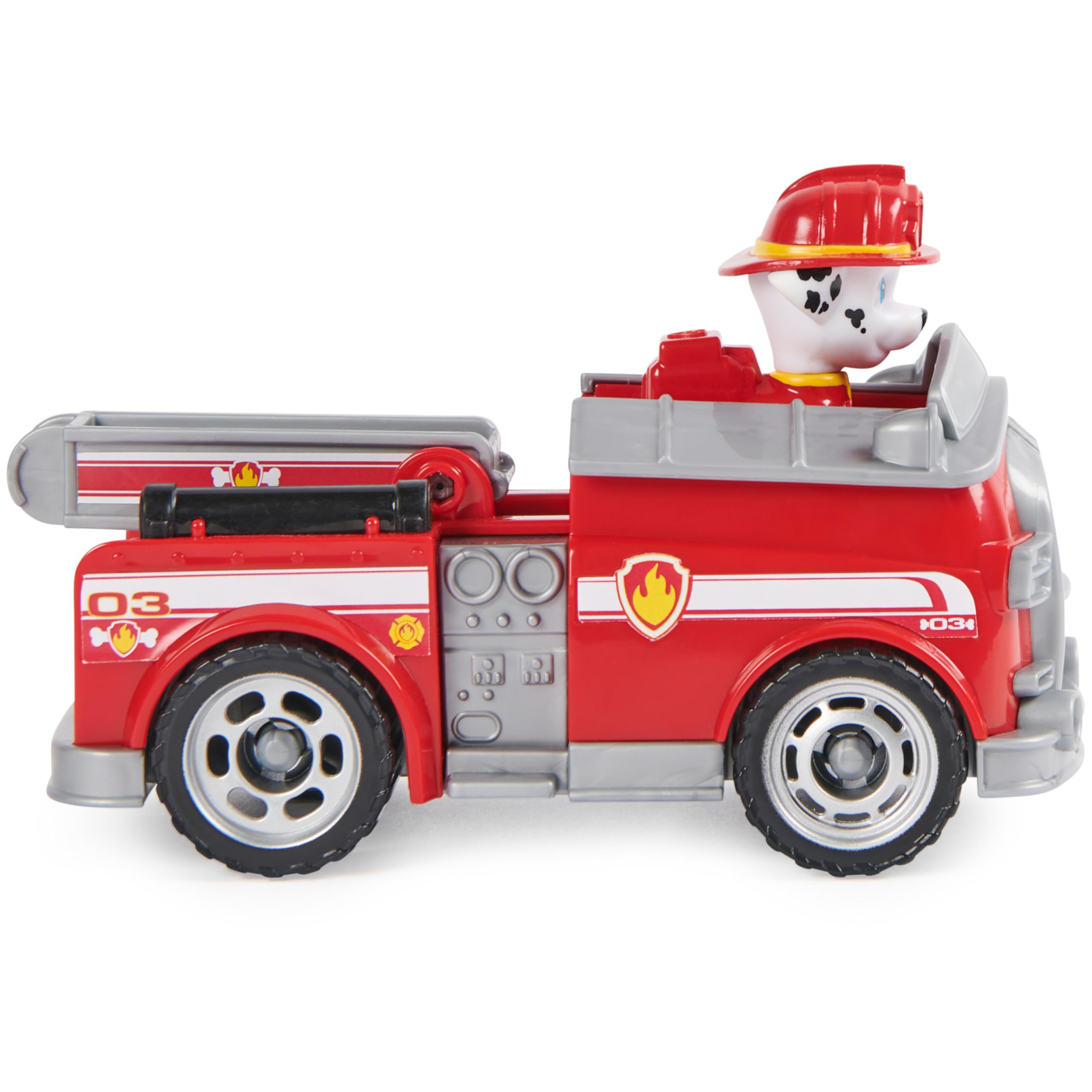 Paw Patrol, Marshall’s Firetruck, Toy Truck with Collectible Action Figure, Sustainably Minded Kids Toys for Boys & Girls Ages 3 and Up