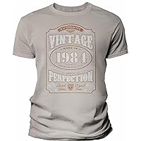 40th Birthday Gift Shirt for Men - Authentic Vintage 1984 Aged to Perfection - 40th Birthday Gift